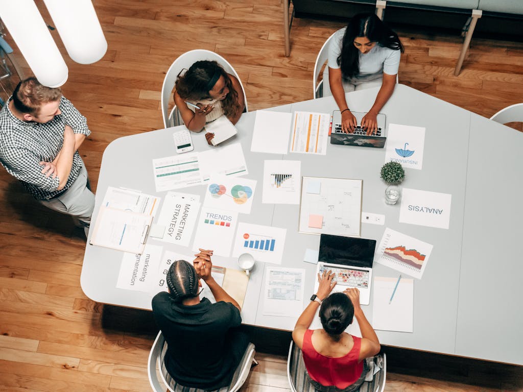 People in the Office Discussing a Project